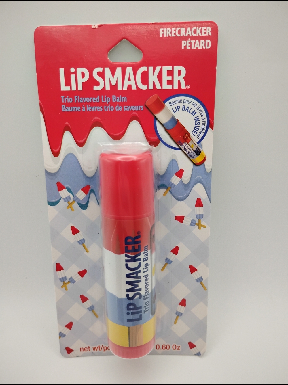 Lip Smacker Biggy Firecracker Popsicle Lip Balm BNIB